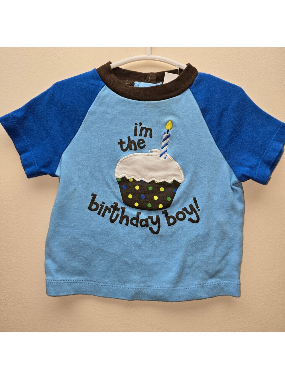 Circo Baby Boy's 12M Birthday Boy Blue T-Shirt